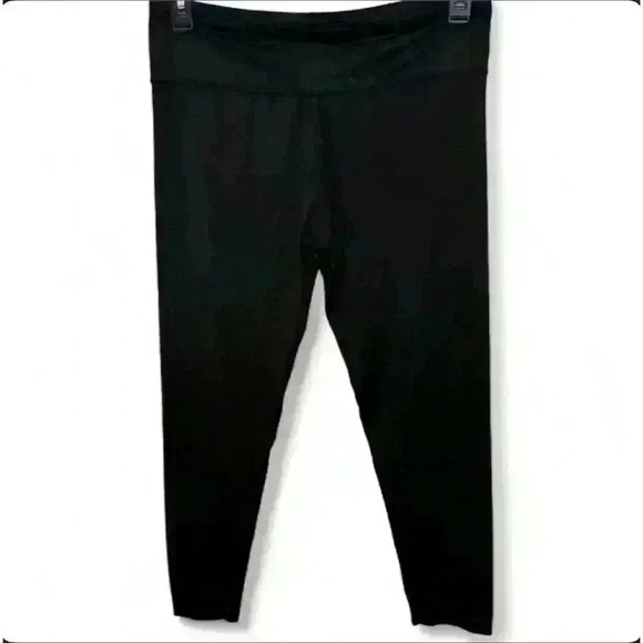 Cuddl Duds Women's Black Leggings Size Medium Tummy Control Slim Leg - Picture 1 of 6